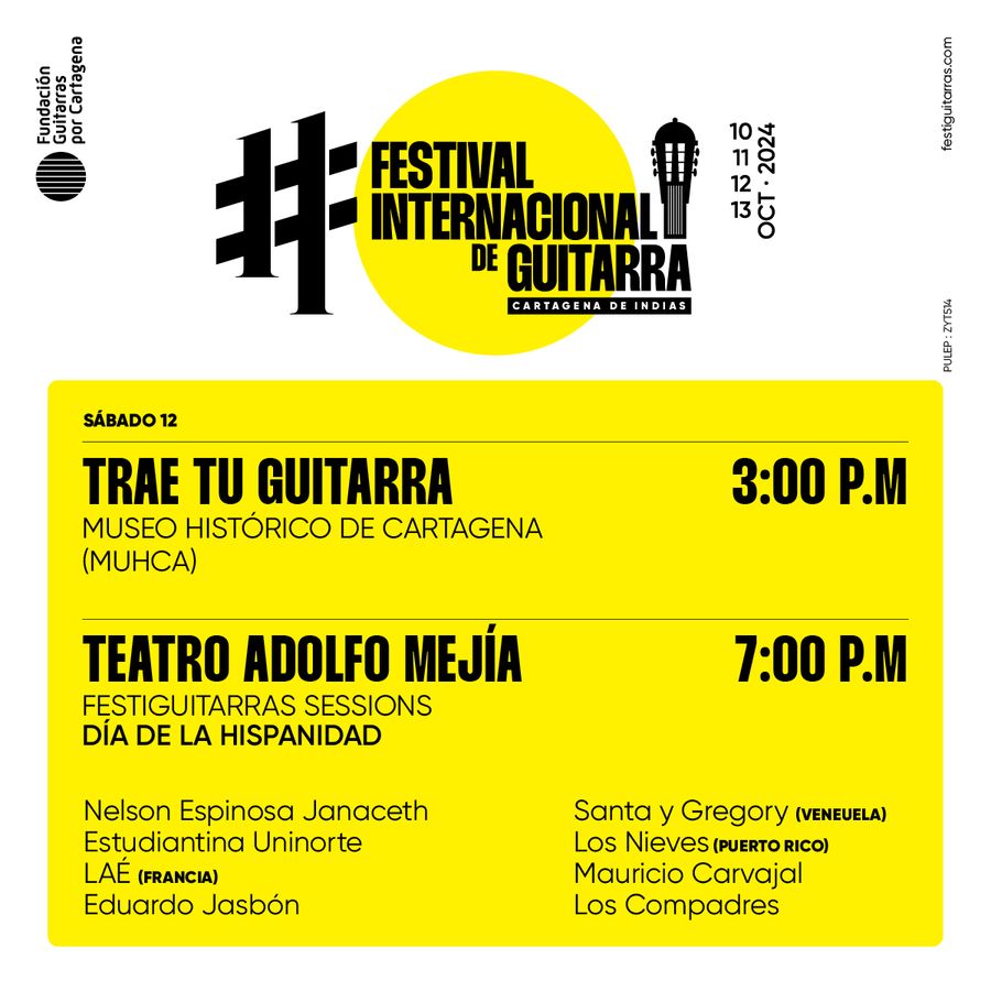 PROGRAMACION XI FESTIVAL DE GUITARRAS DE CARTAGENA